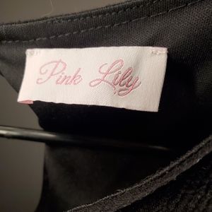 Pink Lily Black M Babydoll Flowy Renaissance Faire Cottagecore Witchy Witchcore